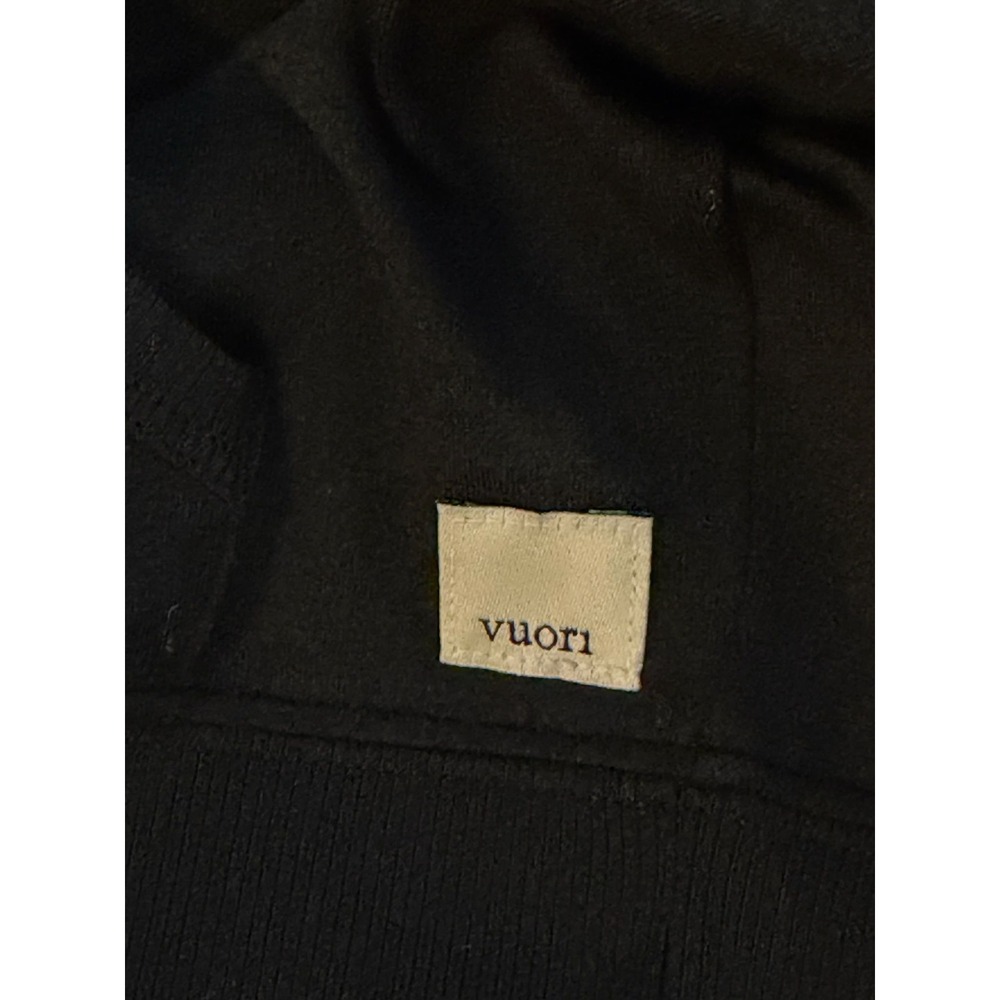 Vuori Halo Mini Full Zip Hoodie Black Womens Small VW2004 - Picture 5 of 6